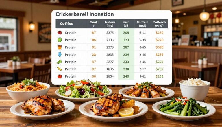 cracker barrel nutrition menu